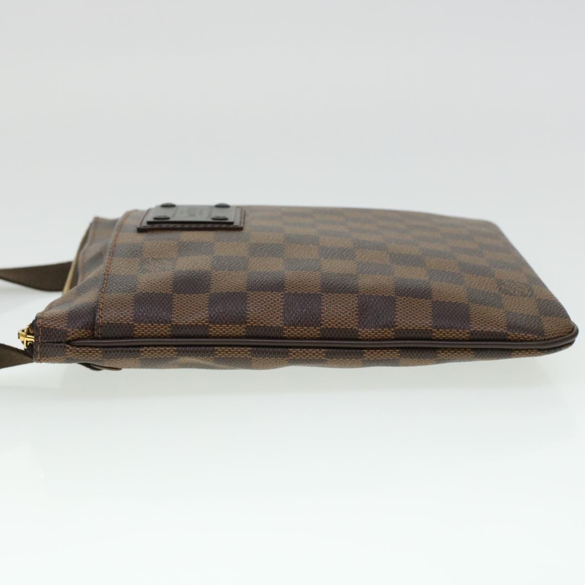 LOUIS VUITTON Damier Ebene Pochette Plat Brooklyn Bag N41100 Auth 45052A