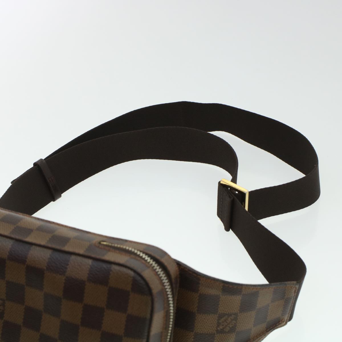 LOUIS VUITTON Damier Ebene Geronimos Shoulder Bag N51994 LV Auth 45055