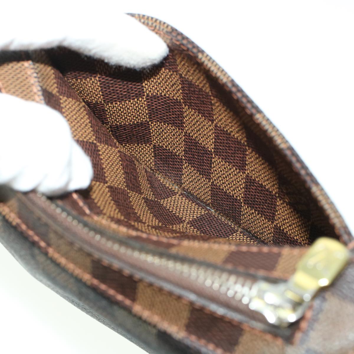 LOUIS VUITTON Damier Ebene Geronimos Shoulder Bag N51994 LV Auth 45055