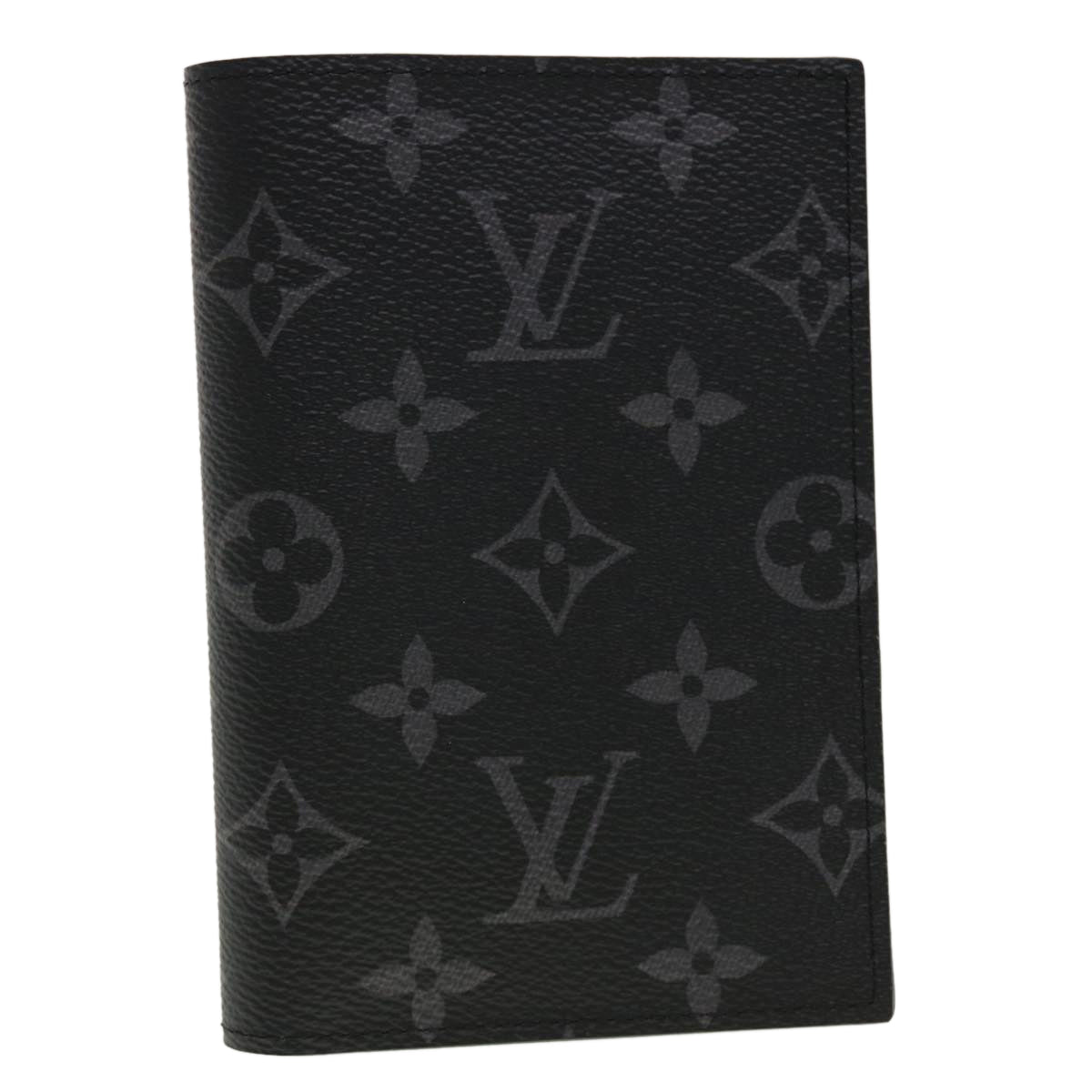 LOUIS VUITTON Eclipse Couverture Passpole NM Passport Case M64501 LV Auth 45095A