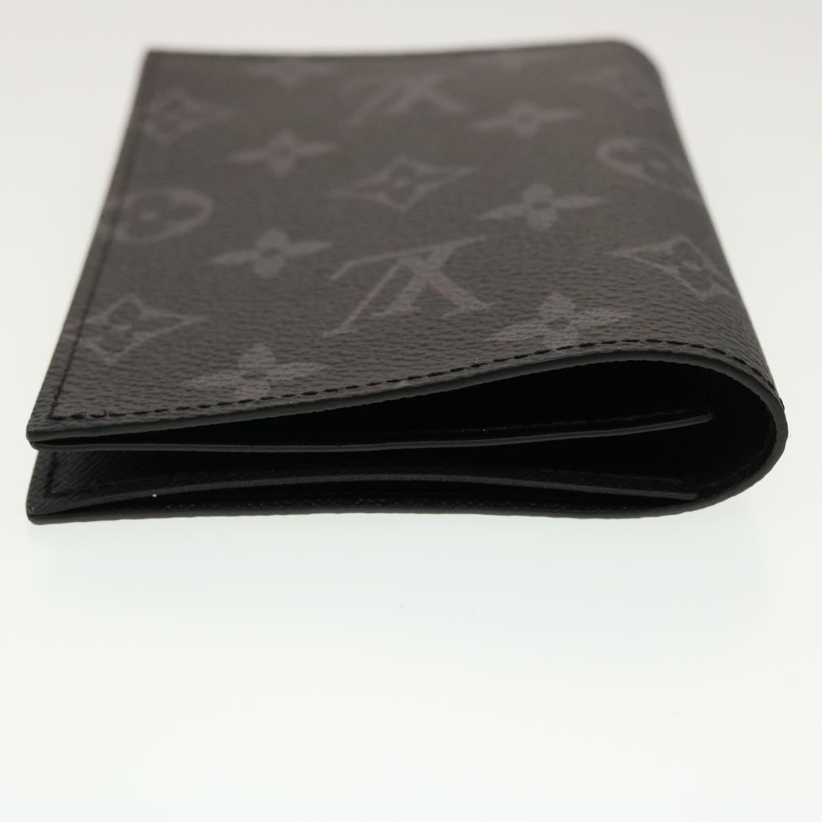 LOUIS VUITTON Eclipse Couverture Passpole NM Passport Case M64501 LV Auth 45095A