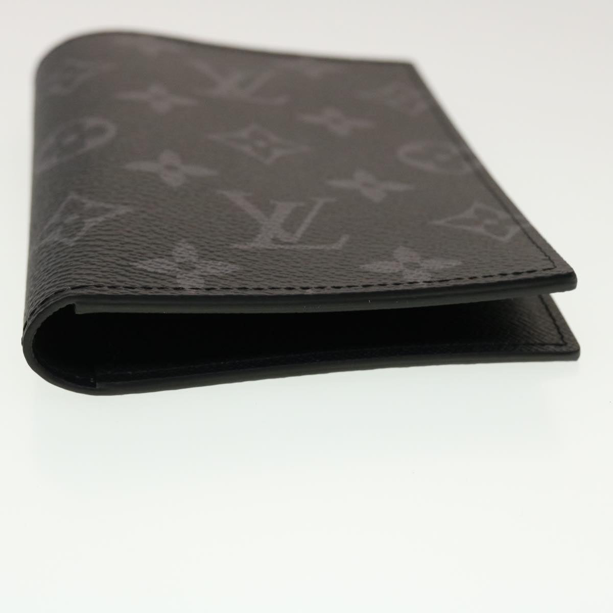 LOUIS VUITTON Eclipse Couverture Passpole NM Passport Case M64501 LV Auth 45095A