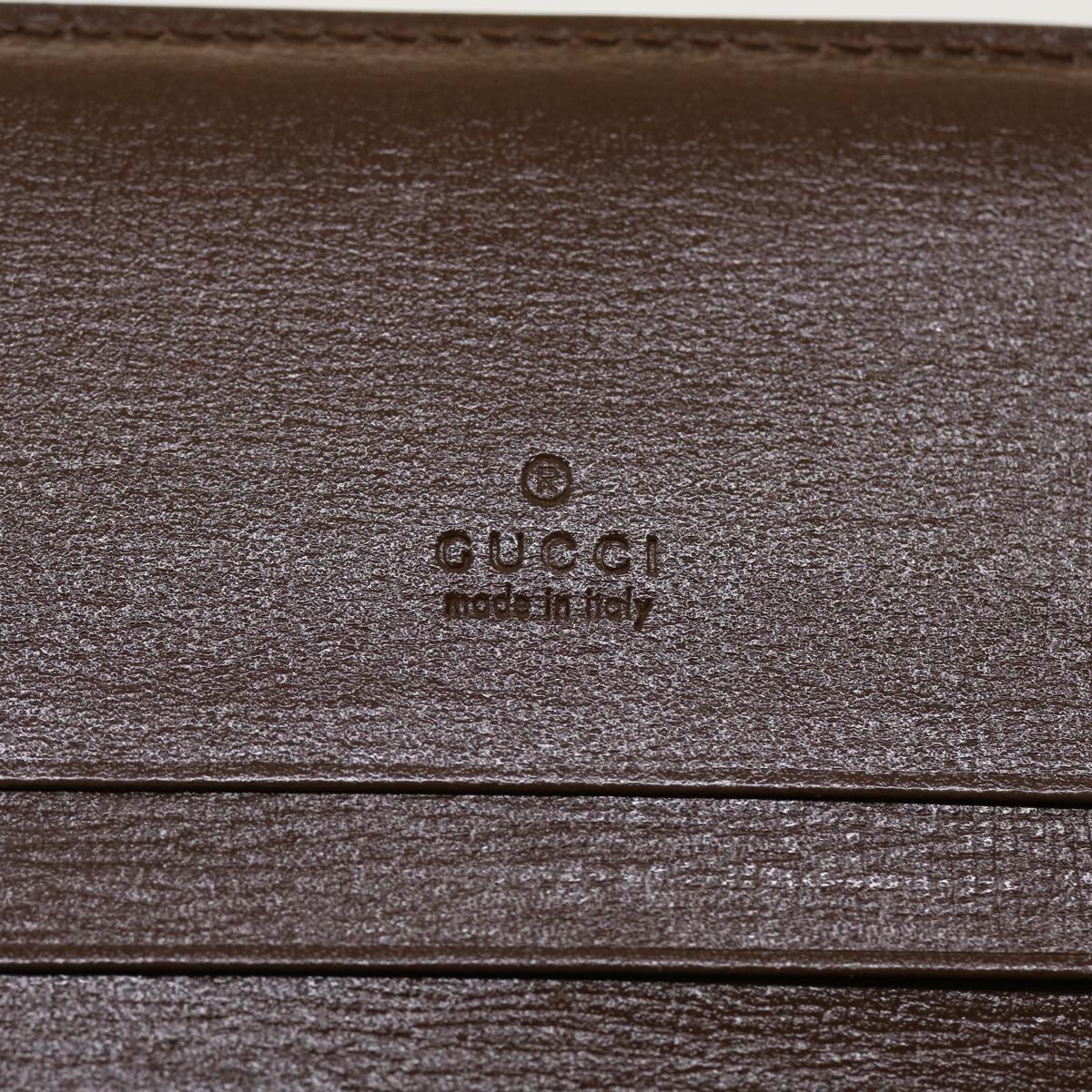 GUCCI GG Canvas Jackie Web Sherry Line Wallet PVC Beige 645536 Auth 45099