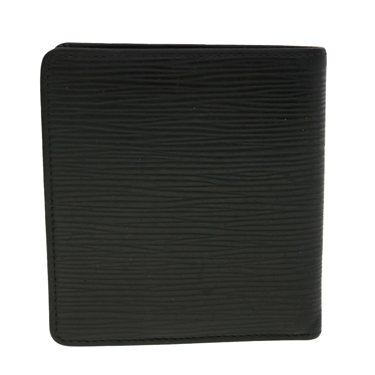 LOUIS VUITTON Epi Bifold Wallet Black LV Auth 45100 - 0