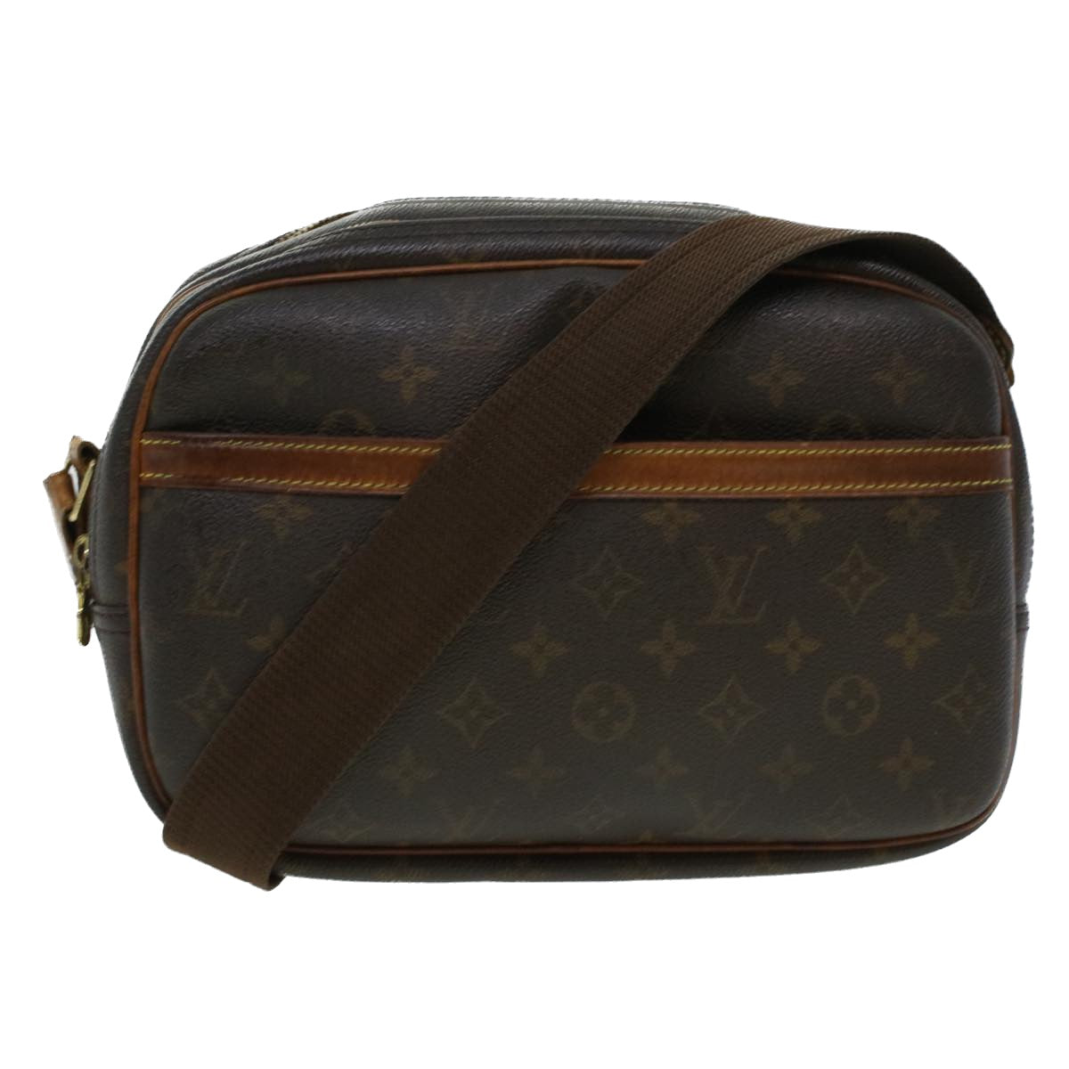 LOUIS VUITTON Monogram Reporter PM Shoulder Bag M45254 LV Auth 45119