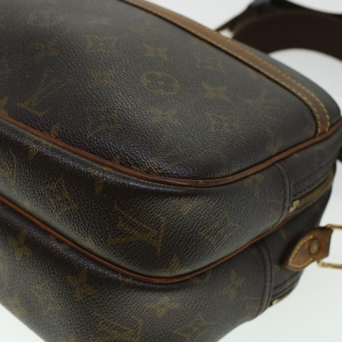 LOUIS VUITTON Monogram Reporter PM Shoulder Bag M45254 LV Auth 45119