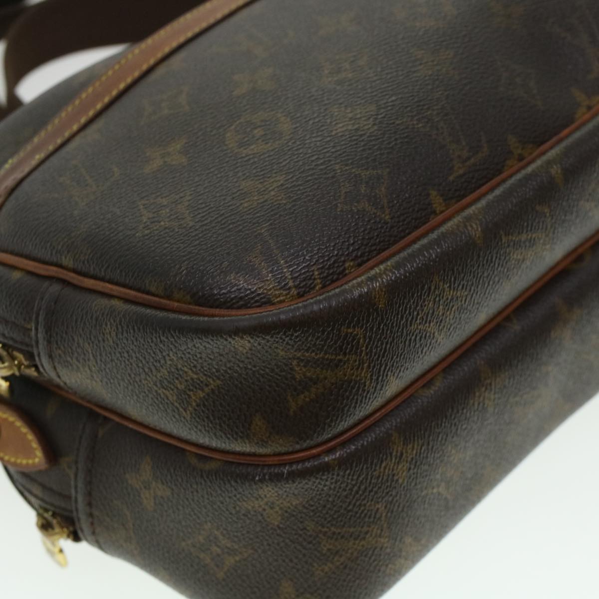 LOUIS VUITTON Monogram Reporter PM Shoulder Bag M45254 LV Auth 45119