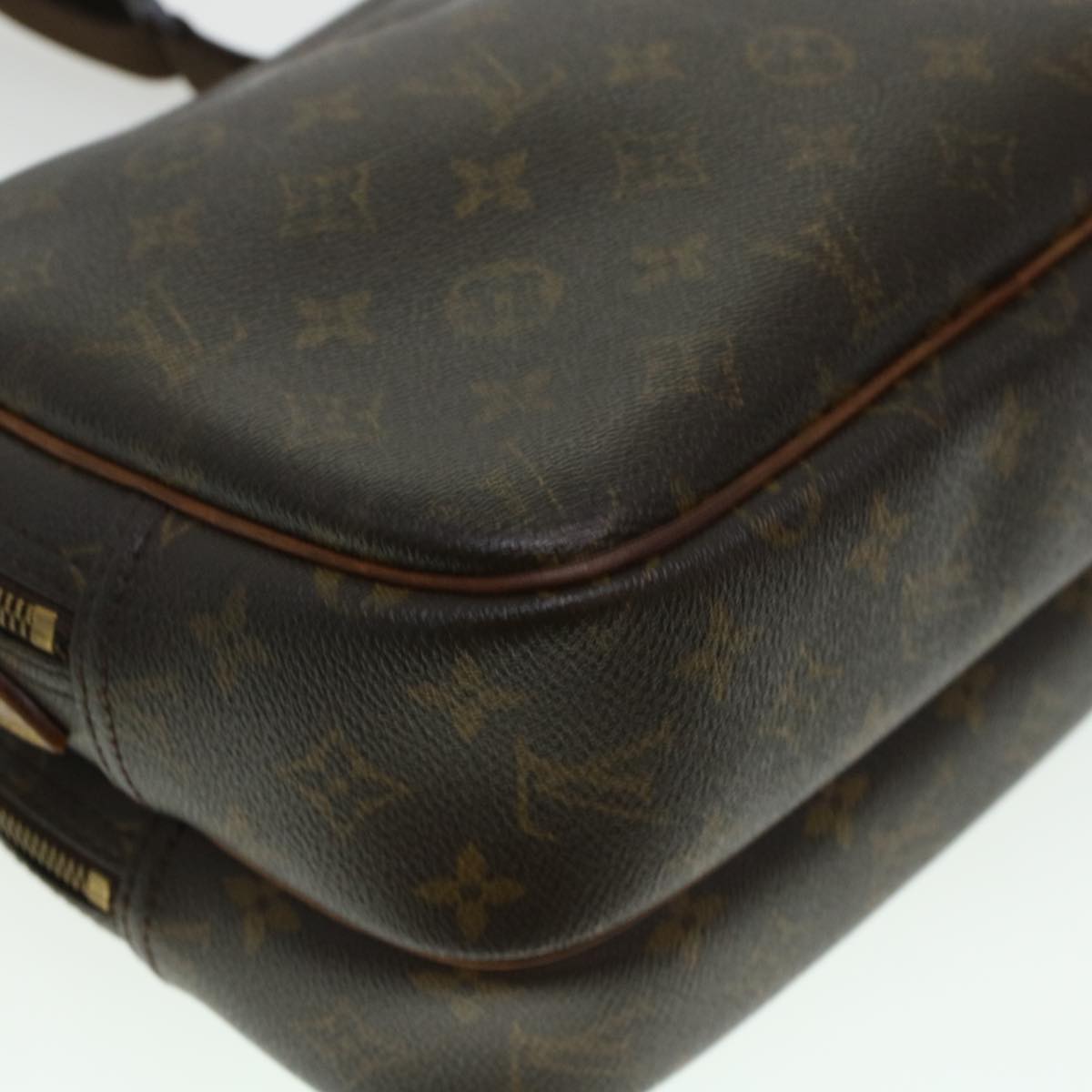 LOUIS VUITTON Monogram Reporter PM Shoulder Bag M45254 LV Auth 45119