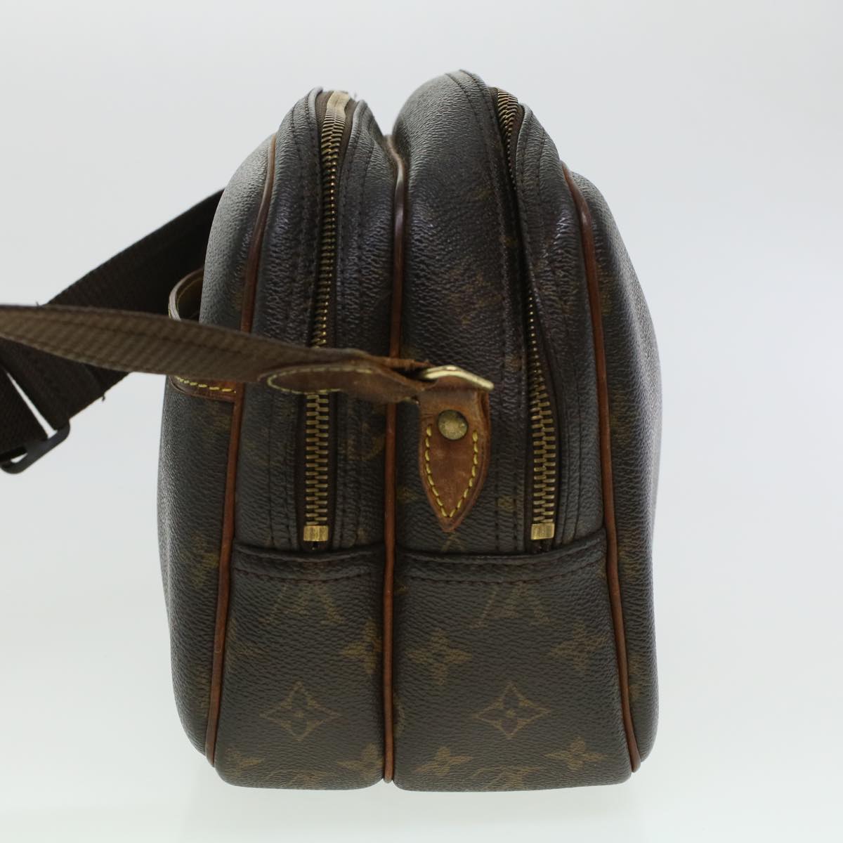 LOUIS VUITTON Monogram Reporter PM Shoulder Bag M45254 LV Auth 45119