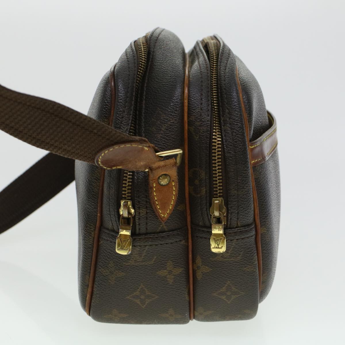 LOUIS VUITTON Monogram Reporter PM Shoulder Bag M45254 LV Auth 45119