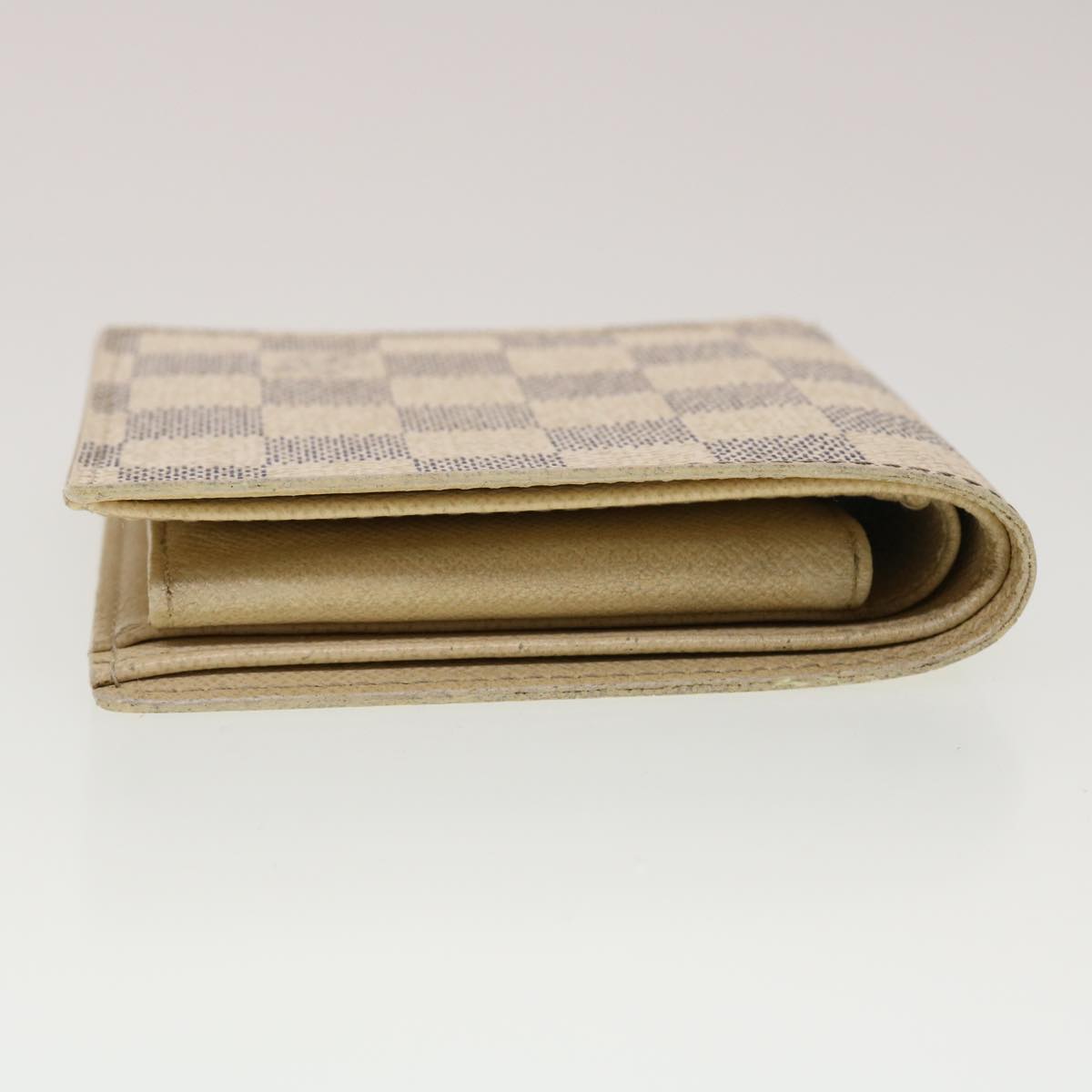 LOUIS VUITTON Damier Azur Porte Feuille Marco Bifold Wallet N60018 Auth 45136