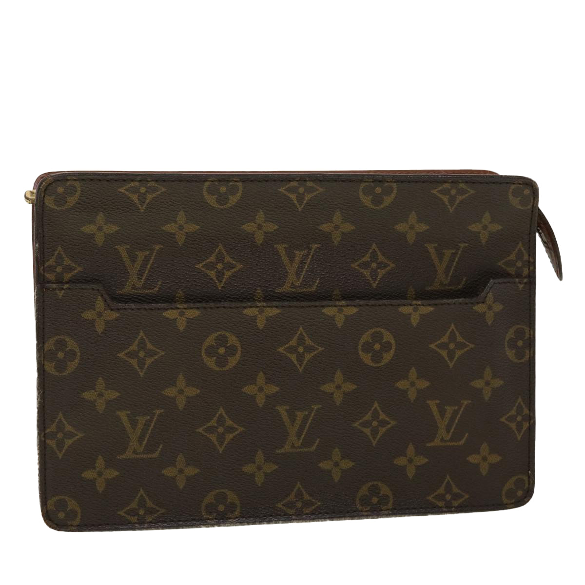 LOUIS VUITTON Monogram Pochette Homme Clutch Bag M51795 LV Auth 45147