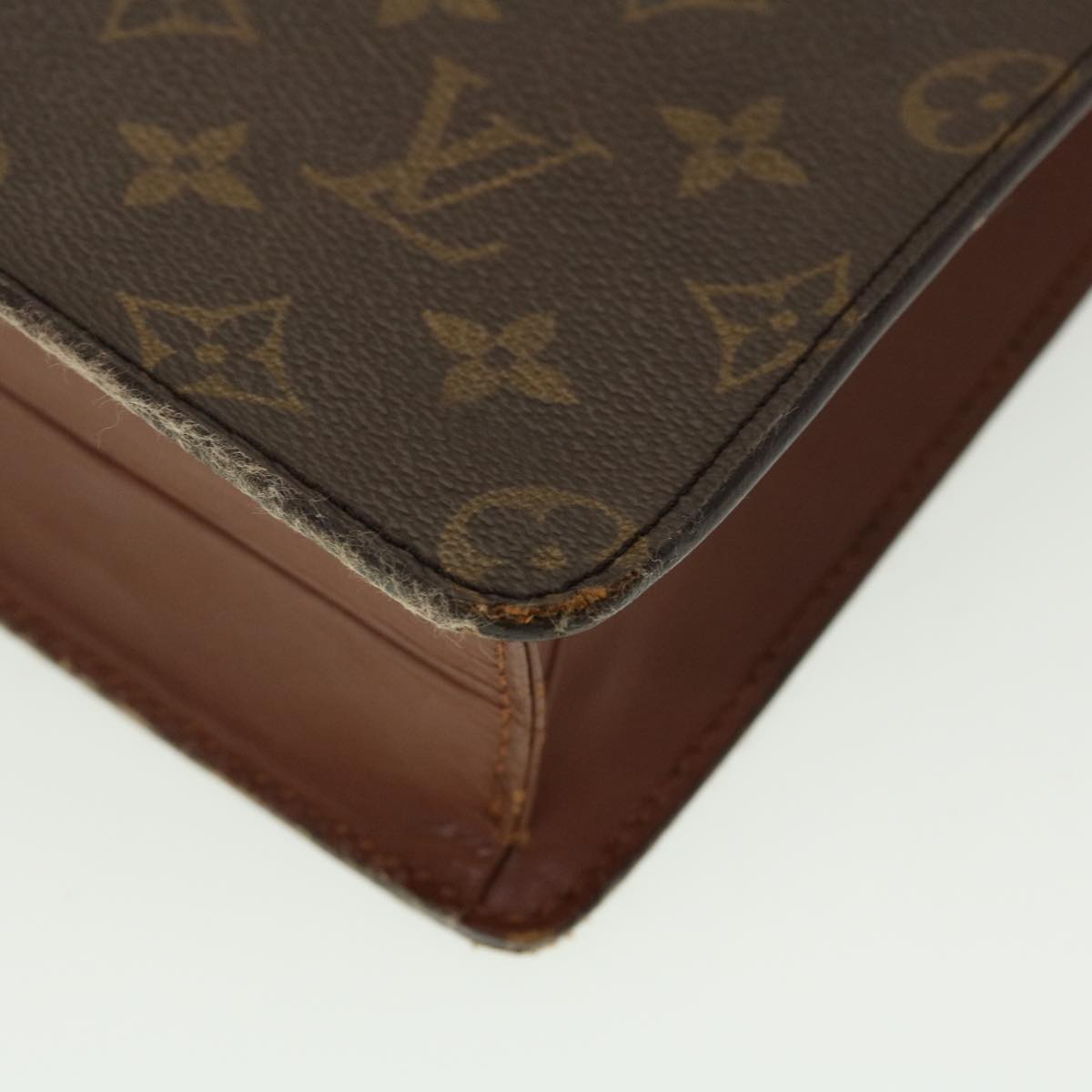 LOUIS VUITTON Monogram Pochette Homme Clutch Bag M51795 LV Auth 45147