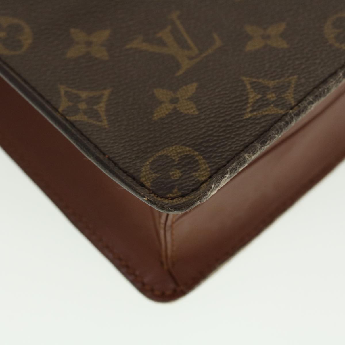 LOUIS VUITTON Monogram Pochette Homme Clutch Bag M51795 LV Auth 45147