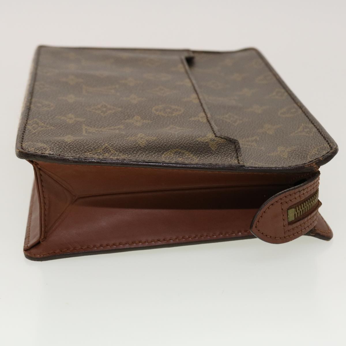 LOUIS VUITTON Monogram Pochette Homme Clutch Bag M51795 LV Auth 45147