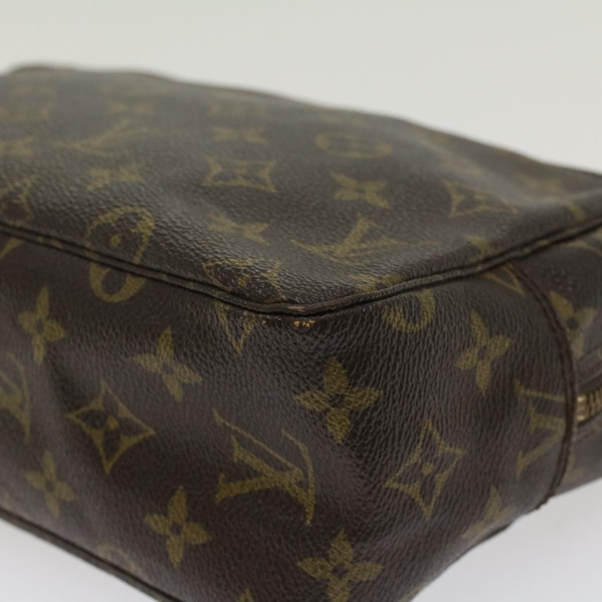 LOUIS VUITTON Monogram Trousse Toilette 28 Clutch Bag M47522 LV Auth 45169