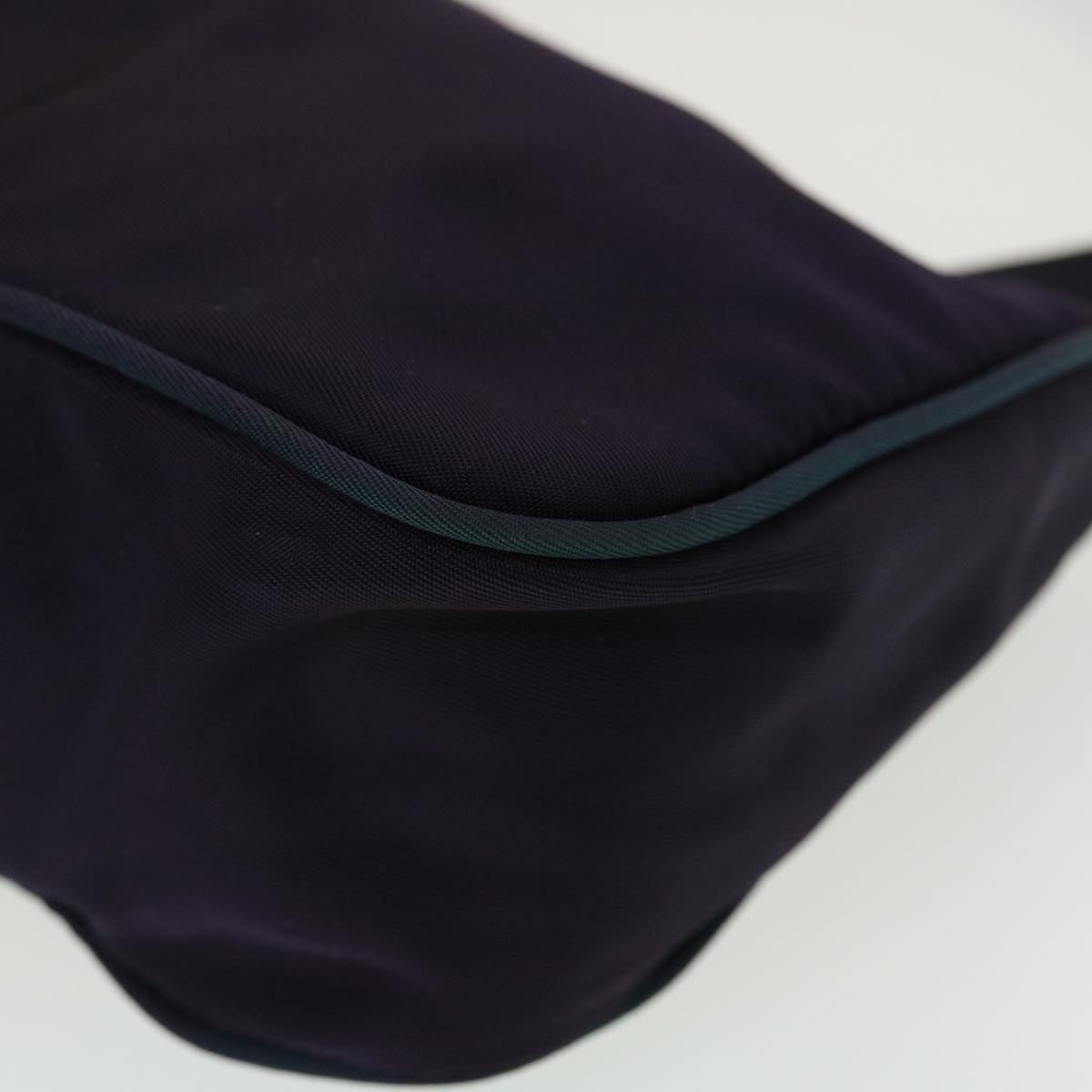 PRADA Accessory Pouch Nylon Purple Auth 45187