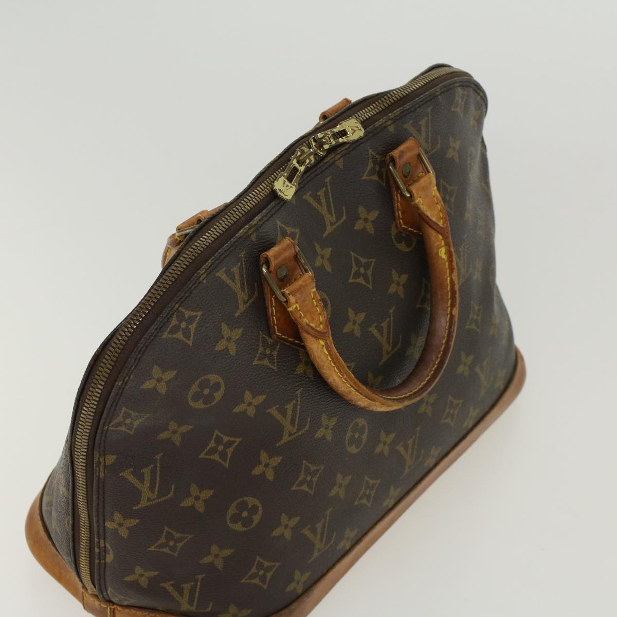 LOUIS VUITTON Monogram Alma Hand Bag M51130 LV Auth 45203