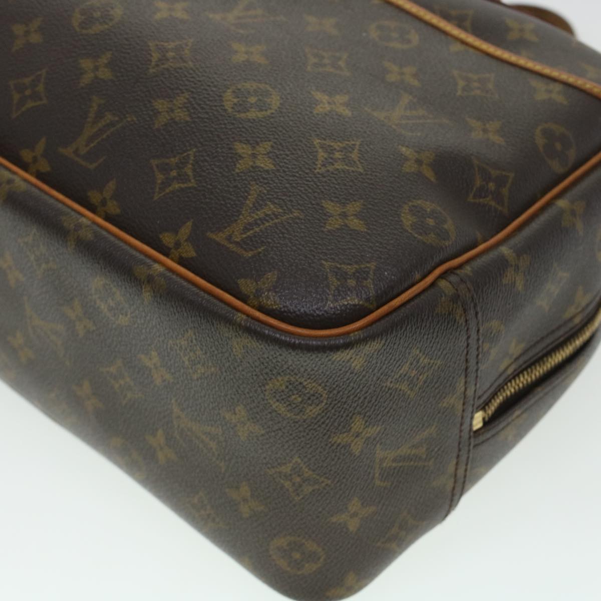 LOUIS VUITTON Monogram Deauville Hand Bag M47270 LV Auth 45210