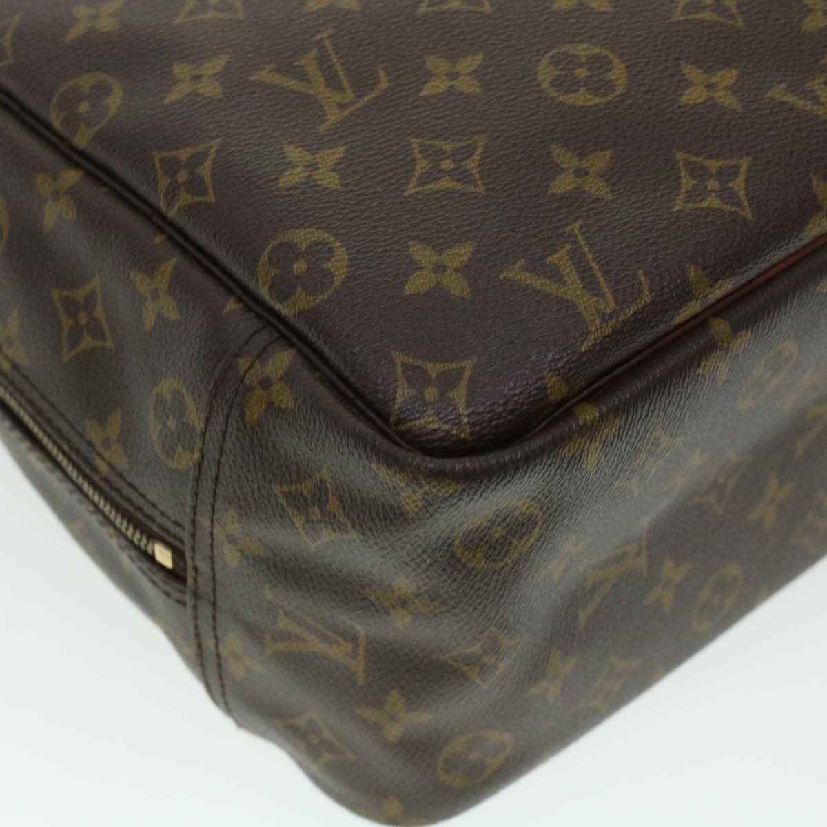 LOUIS VUITTON Monogram Deauville Hand Bag M47270 LV Auth 45211