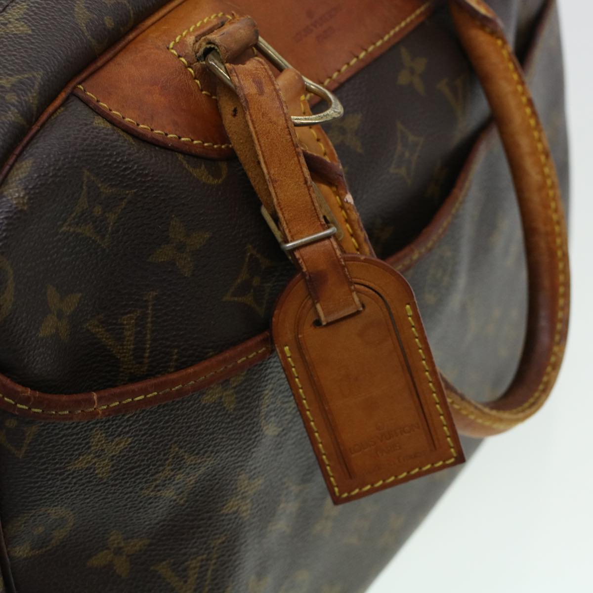 LOUIS VUITTON Monogram Deauville Hand Bag M47270 LV Auth 45211