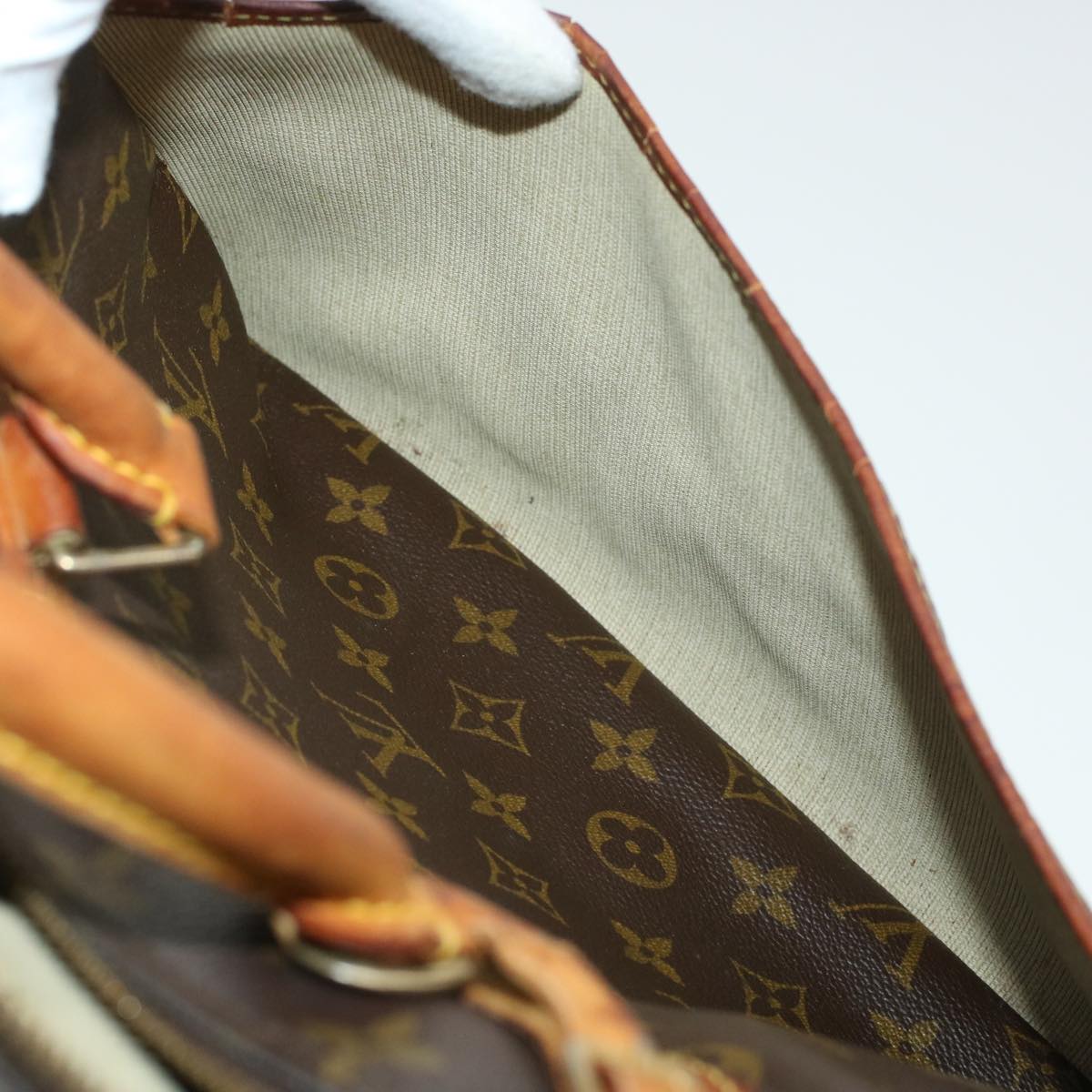 LOUIS VUITTON Monogram Deauville Hand Bag M47270 LV Auth 45211