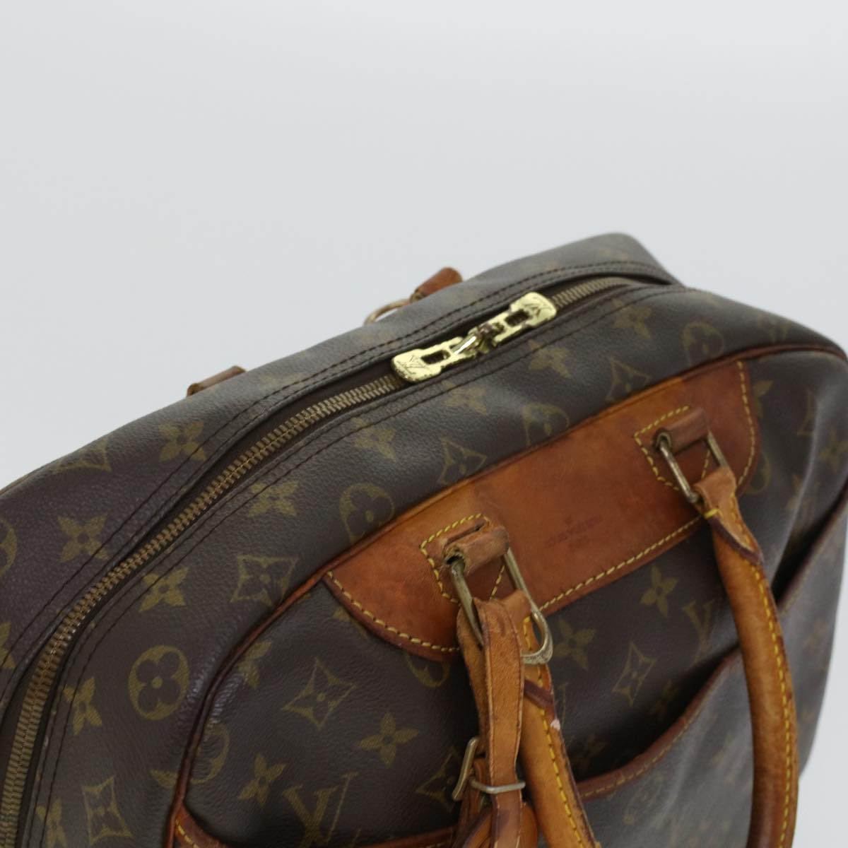 LOUIS VUITTON Monogram Deauville Hand Bag M47270 LV Auth 45211