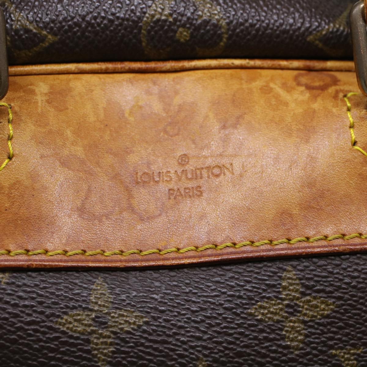 LOUIS VUITTON Monogram Deauville Hand Bag M47270 LV Auth 45212