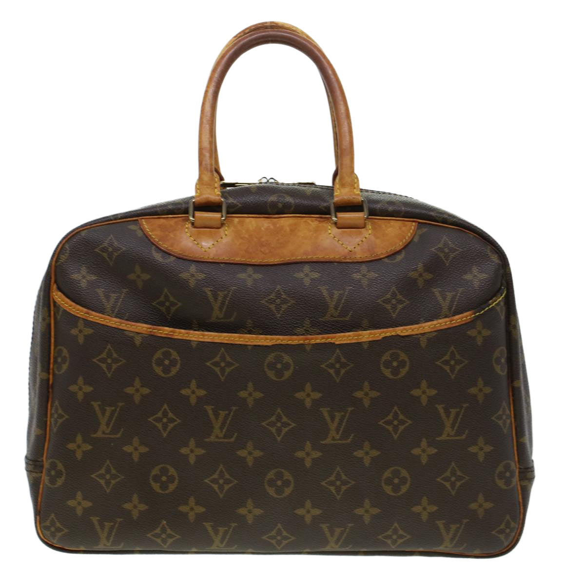 LOUIS VUITTON Monogram Deauville Hand Bag M47270 LV Auth 45212