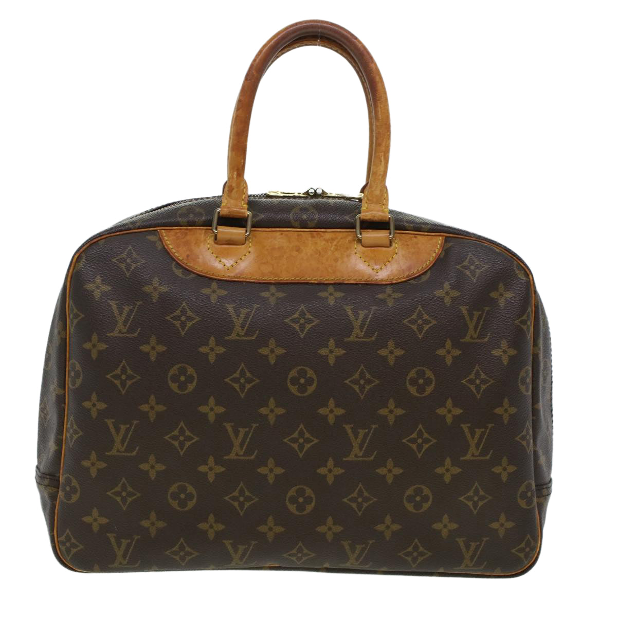 LOUIS VUITTON Monogram Deauville Hand Bag M47270 LV Auth 45212