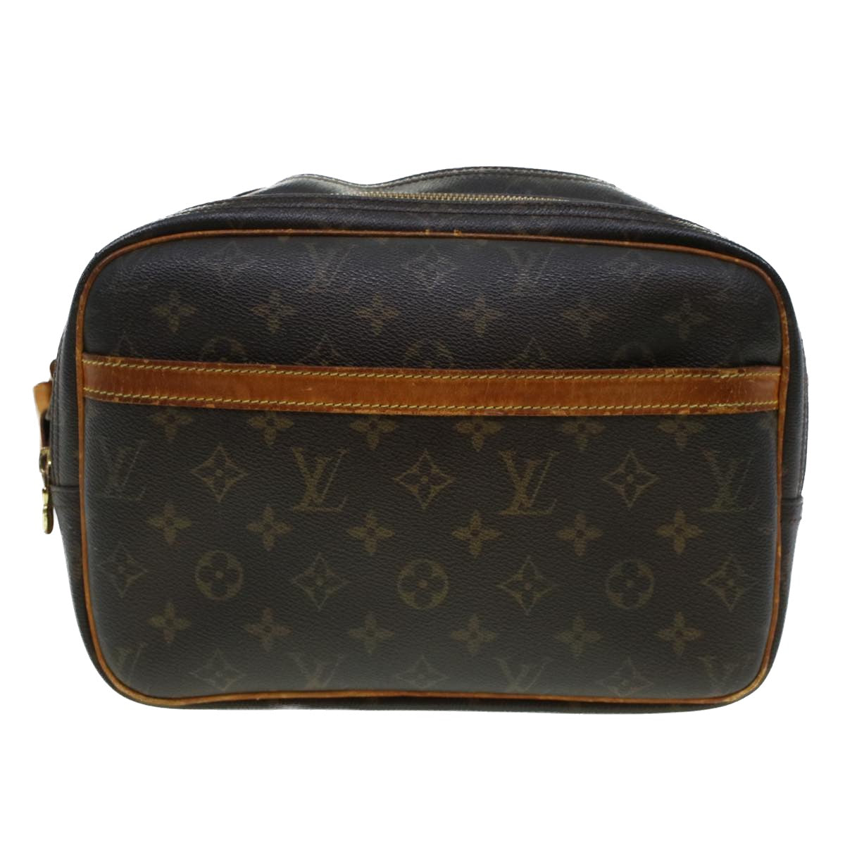 LOUIS VUITTON Monogram Reporter PM Shoulder Bag M45254 LV Auth 45218