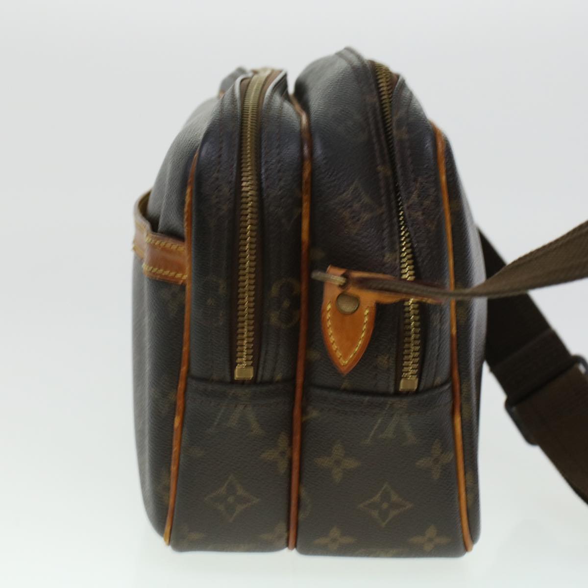 LOUIS VUITTON Monogram Reporter PM Shoulder Bag M45254 LV Auth 45218