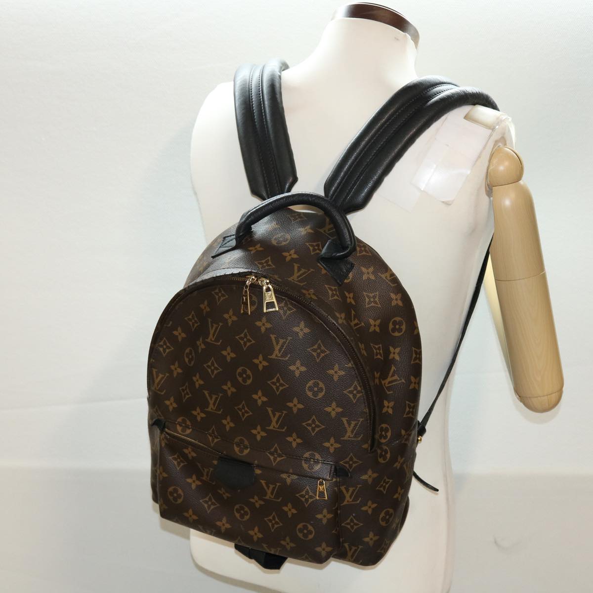 LOUIS VUITTON Monogram Palm Springs MM Backpack M41561 LV Auth 45223