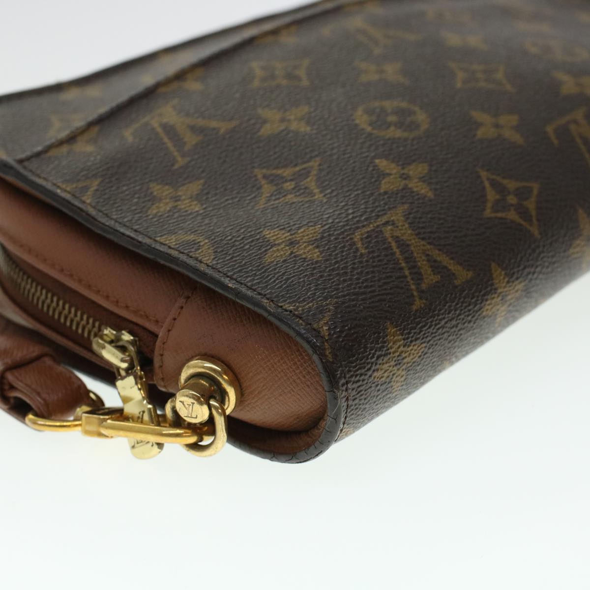 LOUIS VUITTON Monogram Orsay Clutch Bag M51790 LV Auth 45236