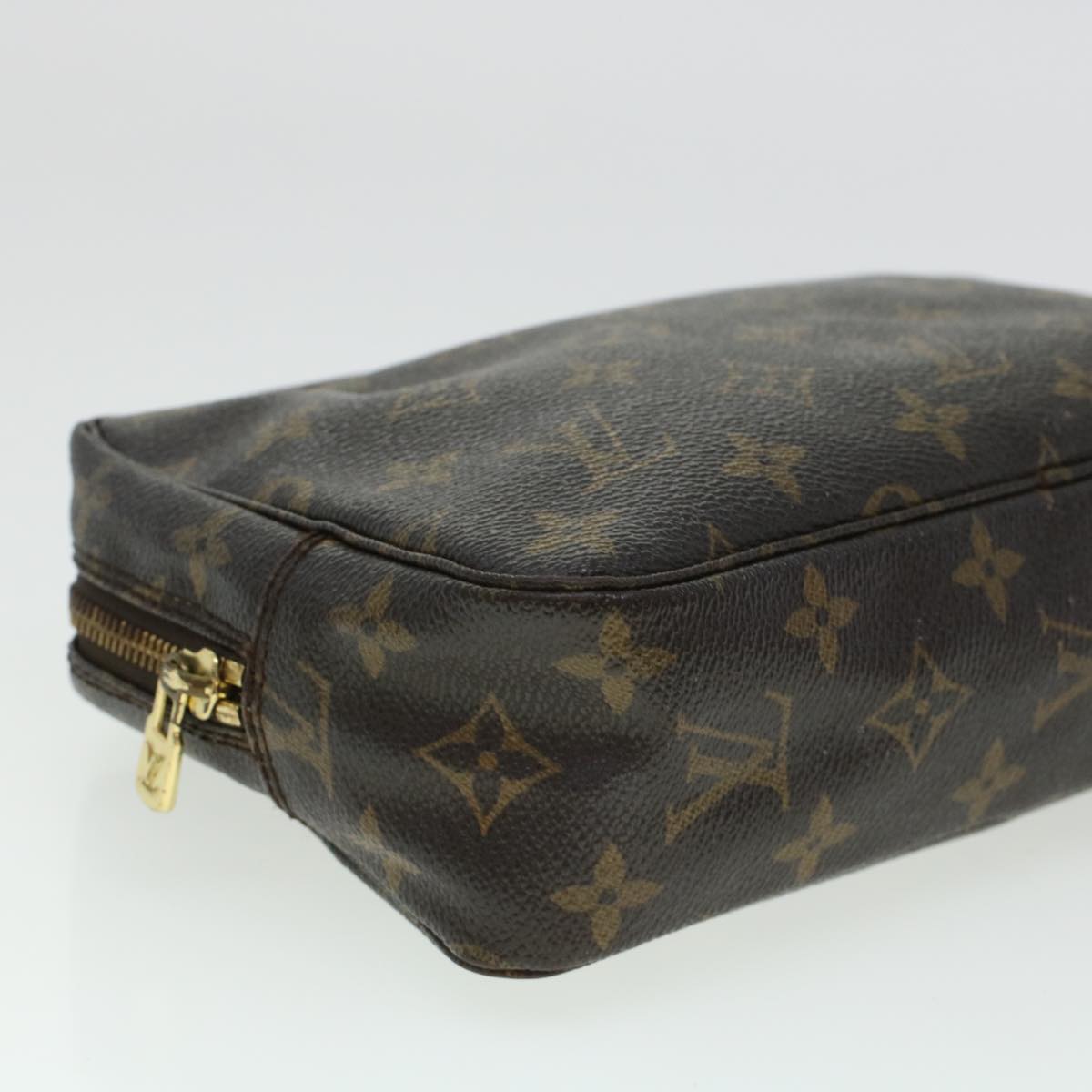 LOUIS VUITTON Monogram Trousse Toilette 23 Clutch Bag M47524 LV Auth 45237