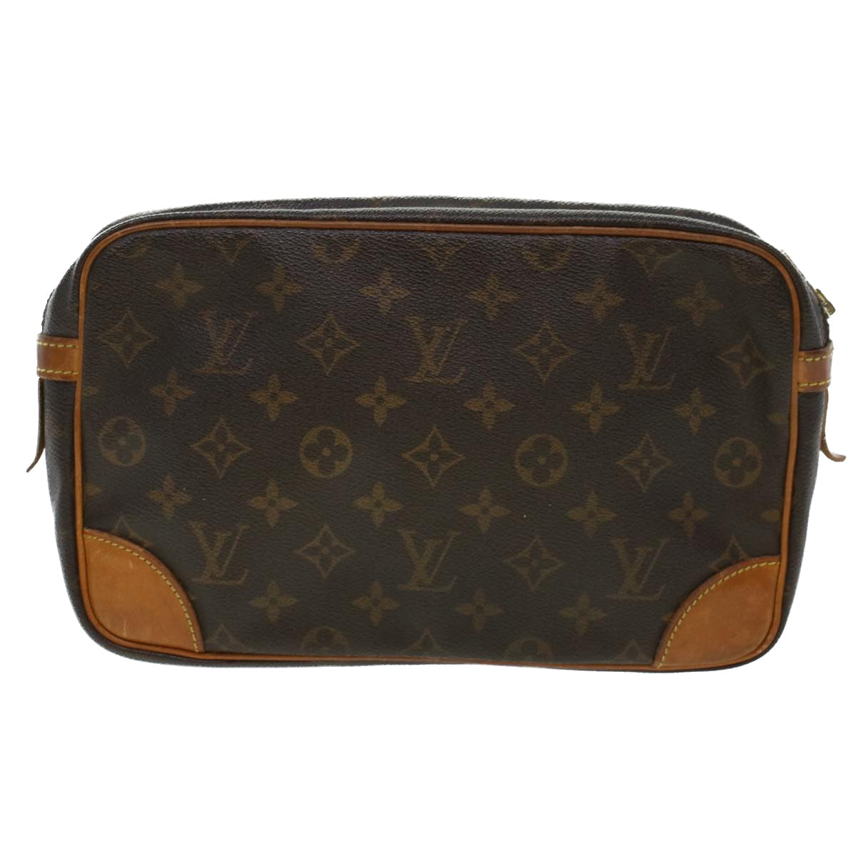 LOUIS VUITTON Monogram Compiegne 28 Clutch Bag M51845 LV Auth 45238 - 0