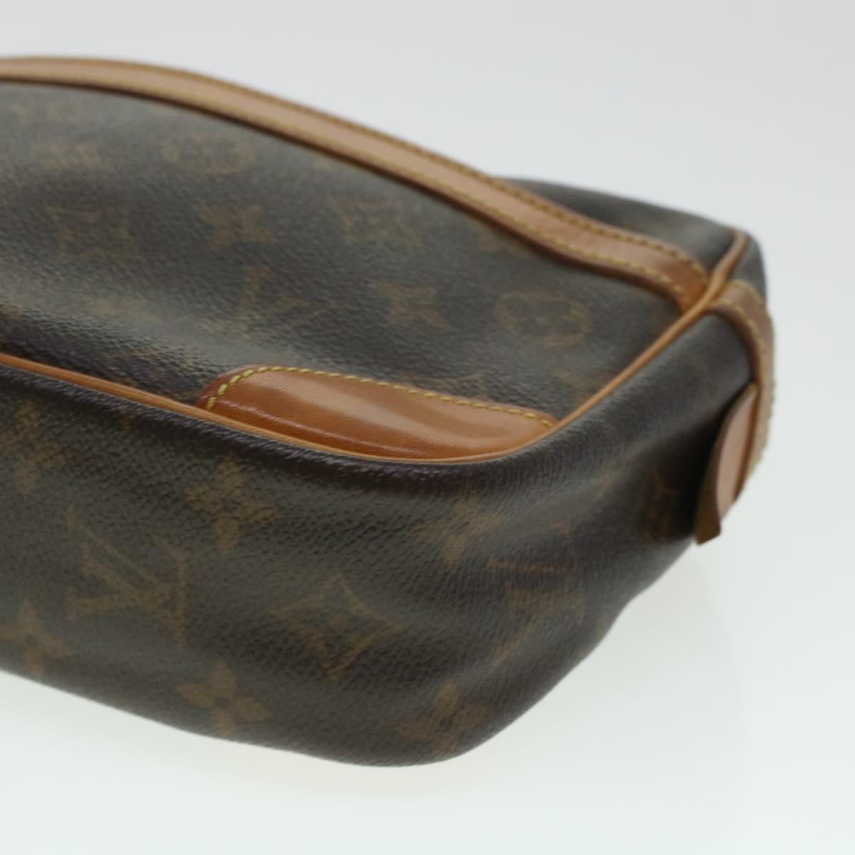 LOUIS VUITTON Monogram Compiegne 28 Clutch Bag M51845 LV Auth 45238