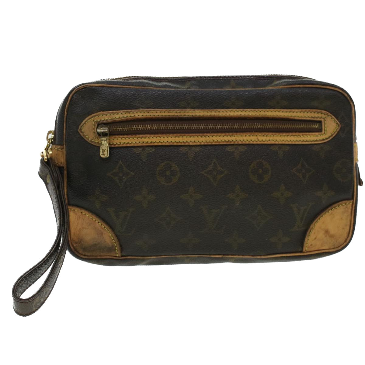 LOUIS VUITTON Monogram Marly Dragonne GM Clutch Bag M51825 LV Auth 45239