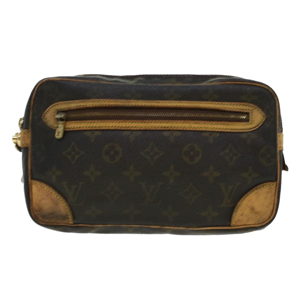 LOUIS VUITTON Monogram Marly Dragonne GM Clutch Bag M51825 LV Auth 45239