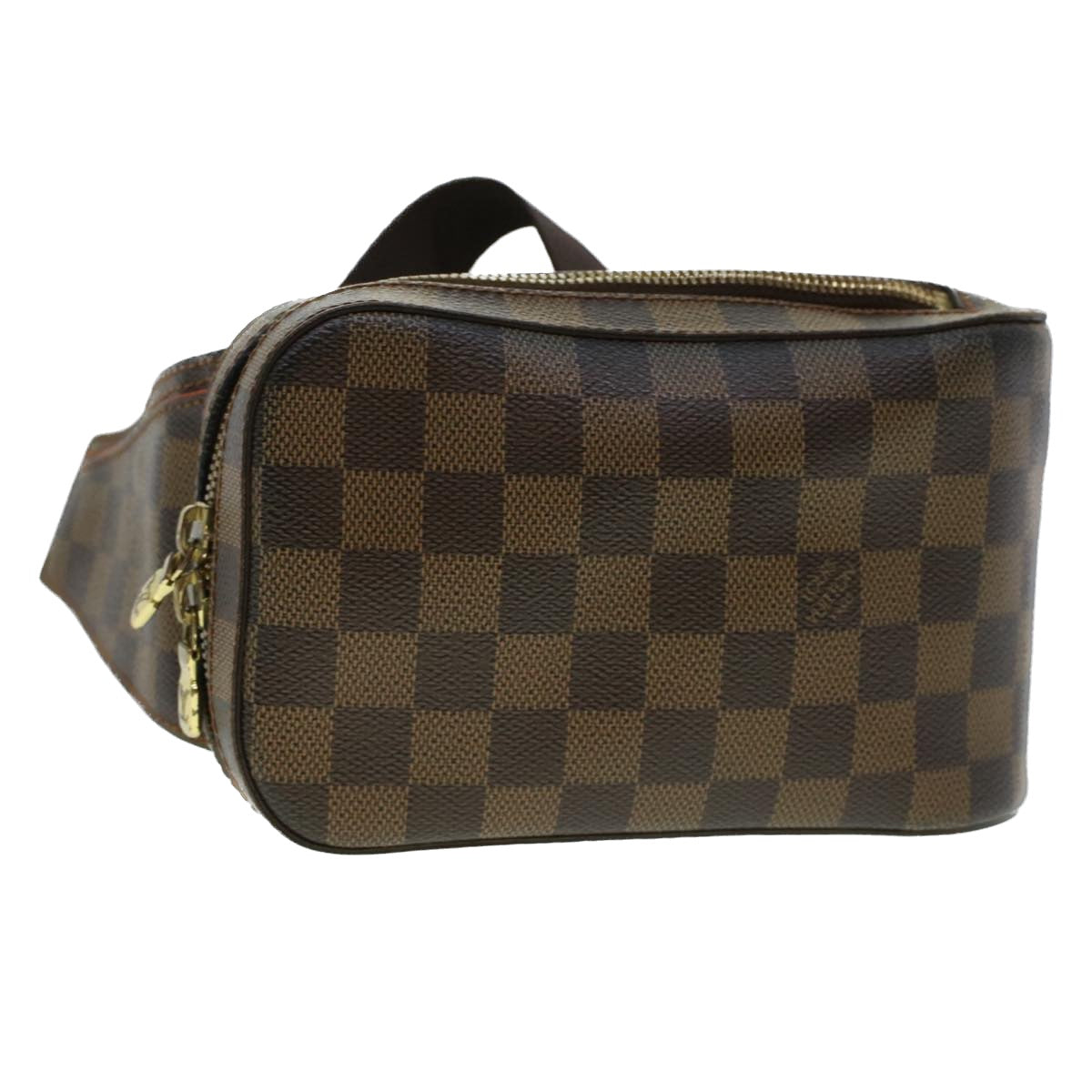 LOUIS VUITTON Damier Ebene Geronimos Shoulder Bag N51994 LV Auth 45251