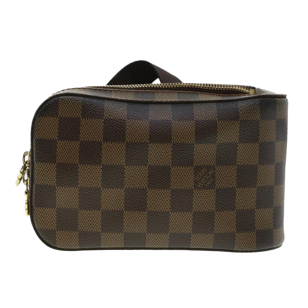 LOUIS VUITTON Damier Ebene Geronimos Shoulder Bag N51994 LV Auth 45251