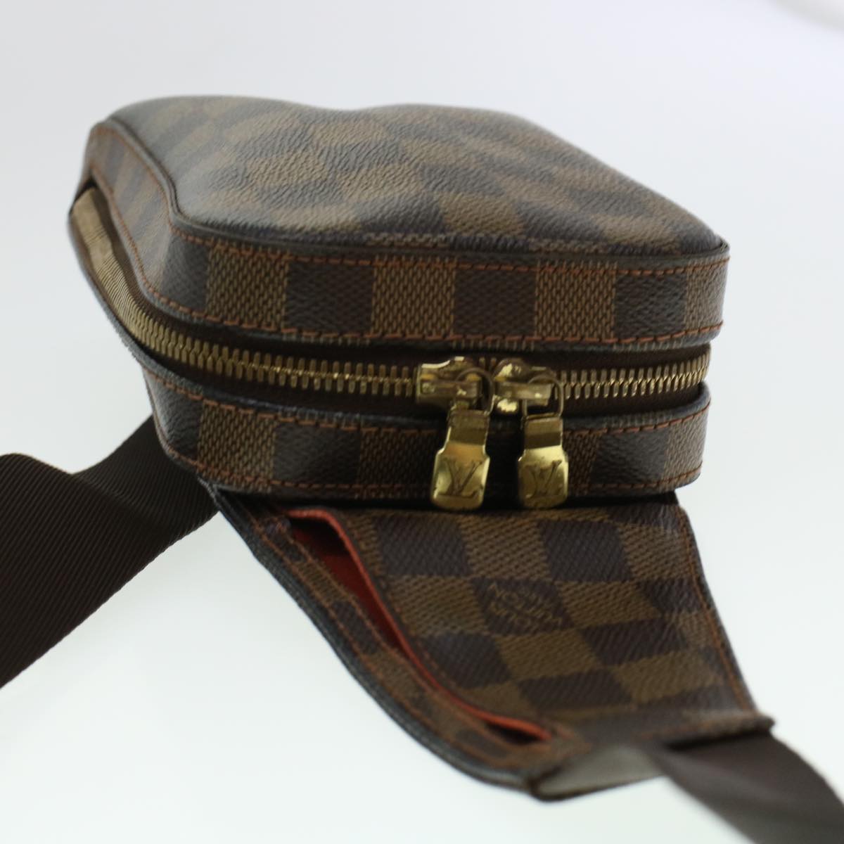 LOUIS VUITTON Damier Ebene Geronimos Shoulder Bag N51994 LV Auth 45251