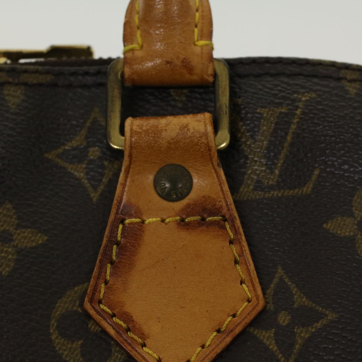 LOUIS VUITTON Monogram Alma Hand Bag M51130 LV Auth 45309