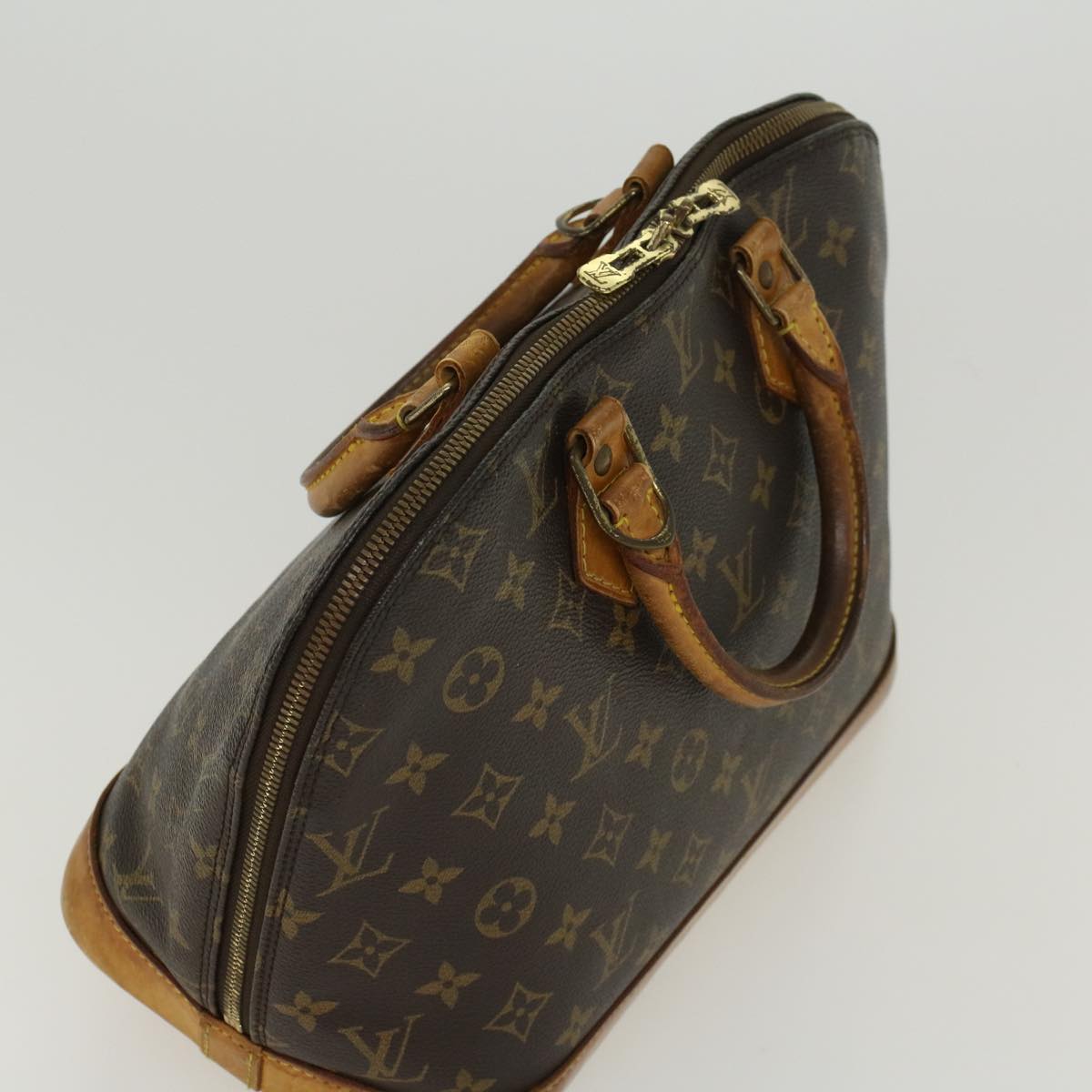 LOUIS VUITTON Monogram Alma Hand Bag M51130 LV Auth 45310