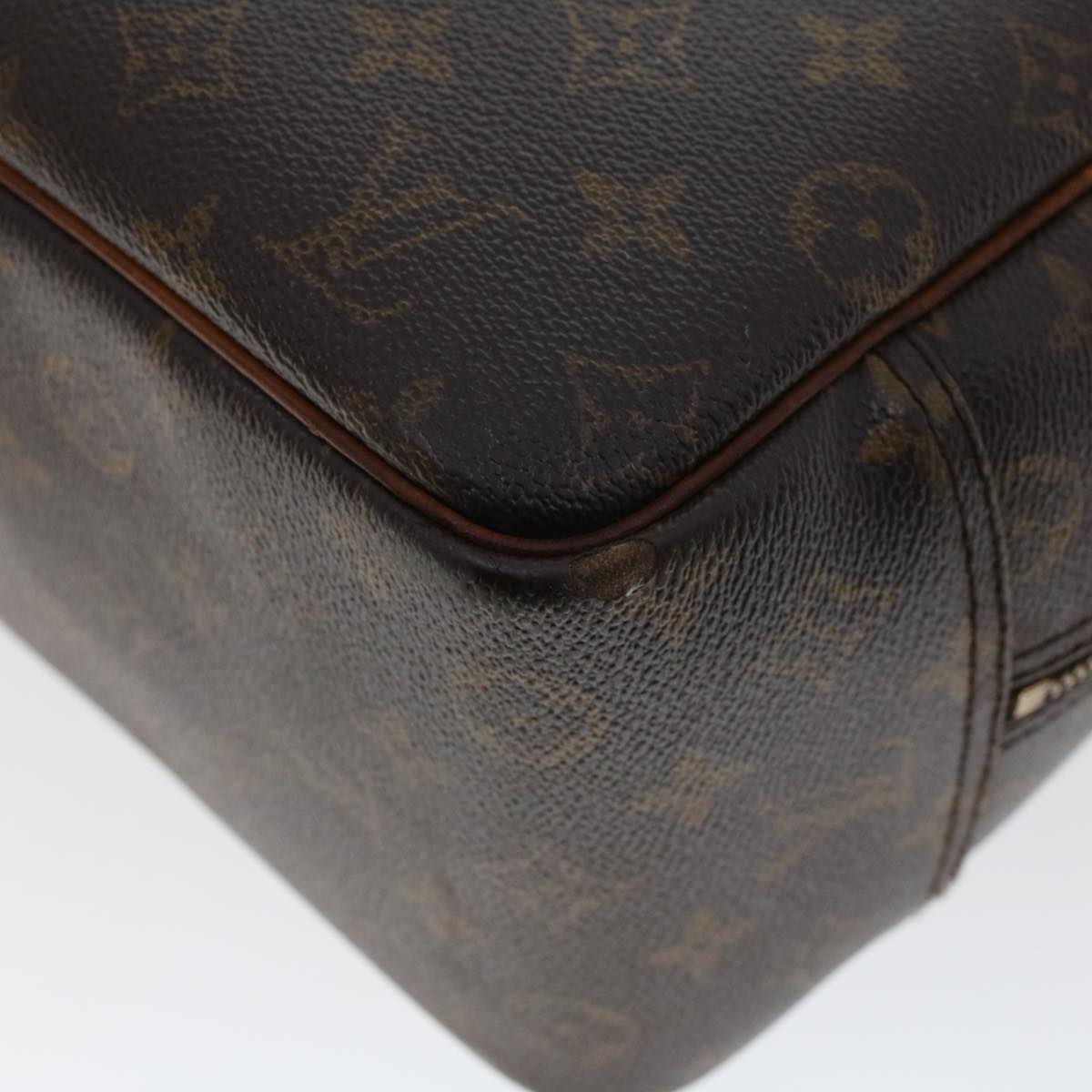 LOUIS VUITTON Monogram Deauville Hand Bag M47270 LV Auth 45311