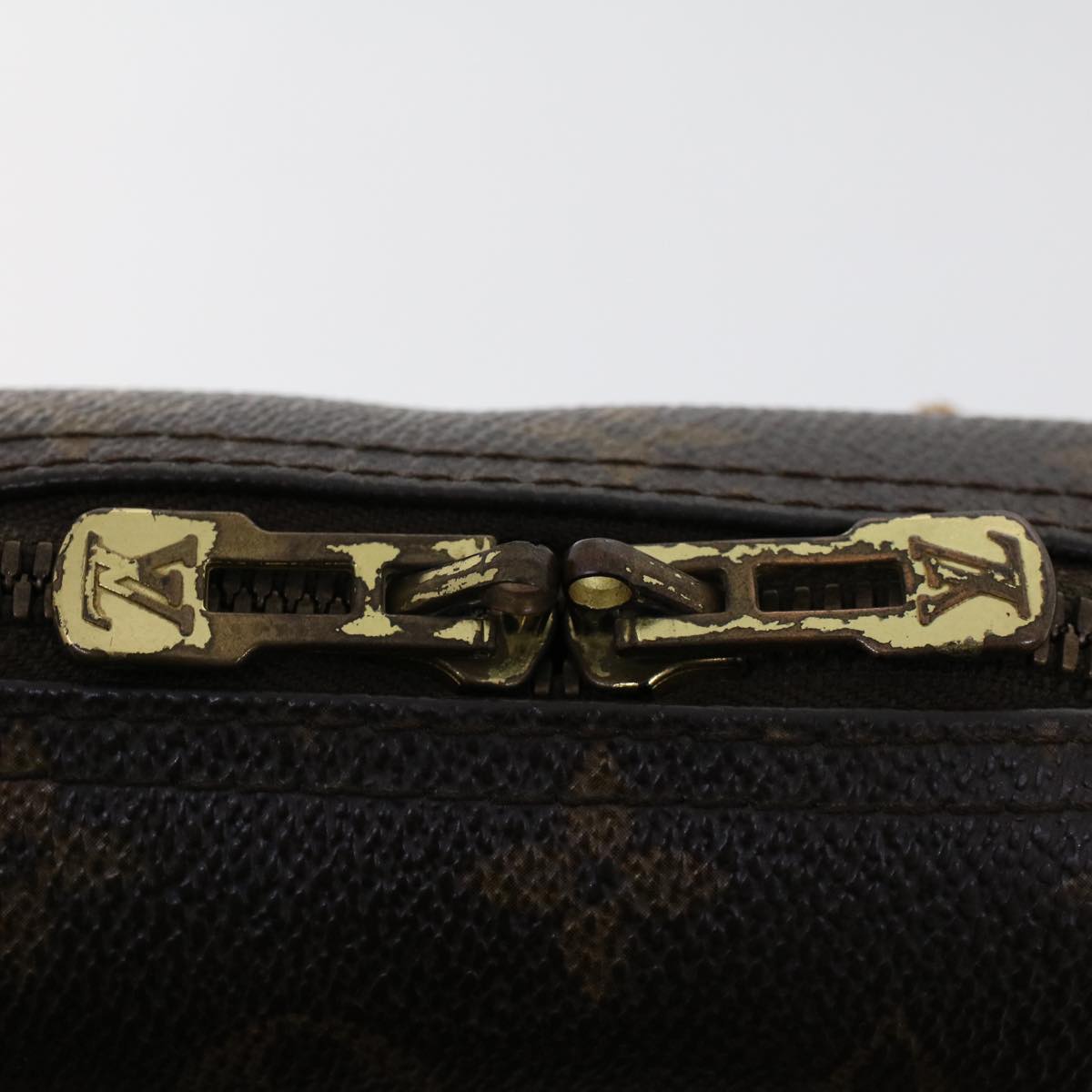 LOUIS VUITTON Monogram Deauville Hand Bag M47270 LV Auth 45311