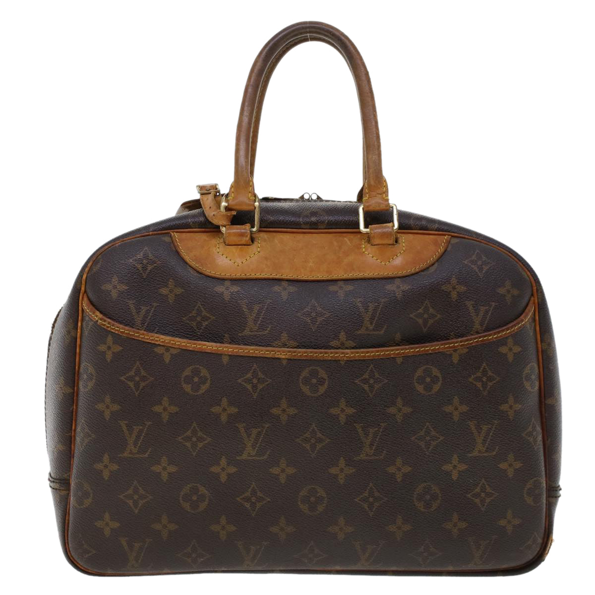 LOUIS VUITTON Monogram Deauville Hand Bag M47270 LV Auth 45311