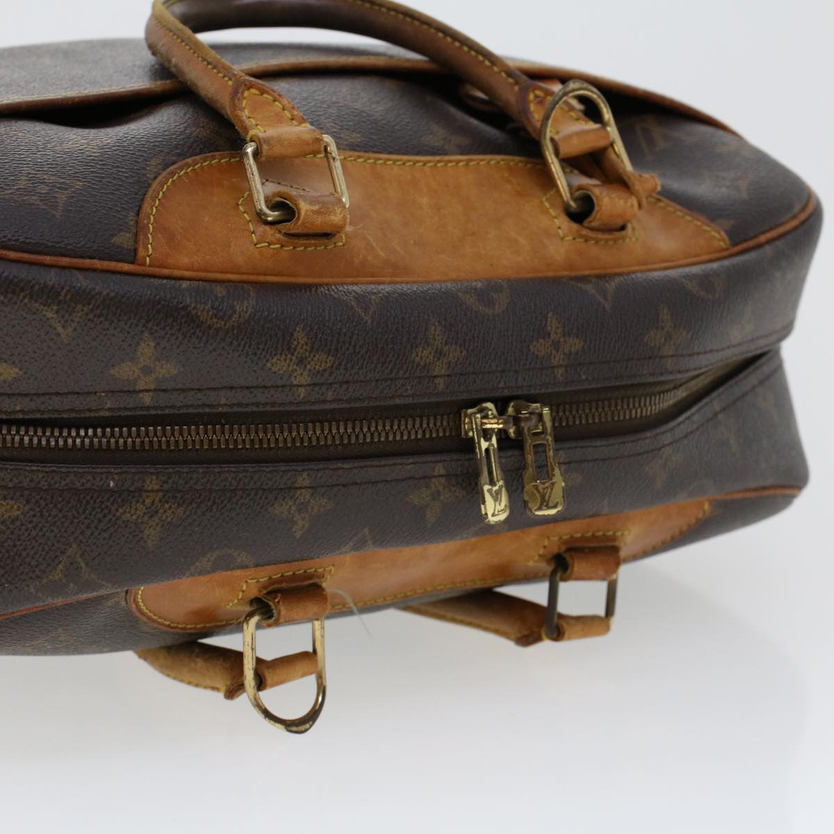 LOUIS VUITTON Monogram Deauville Hand Bag M47270 LV Auth 45311