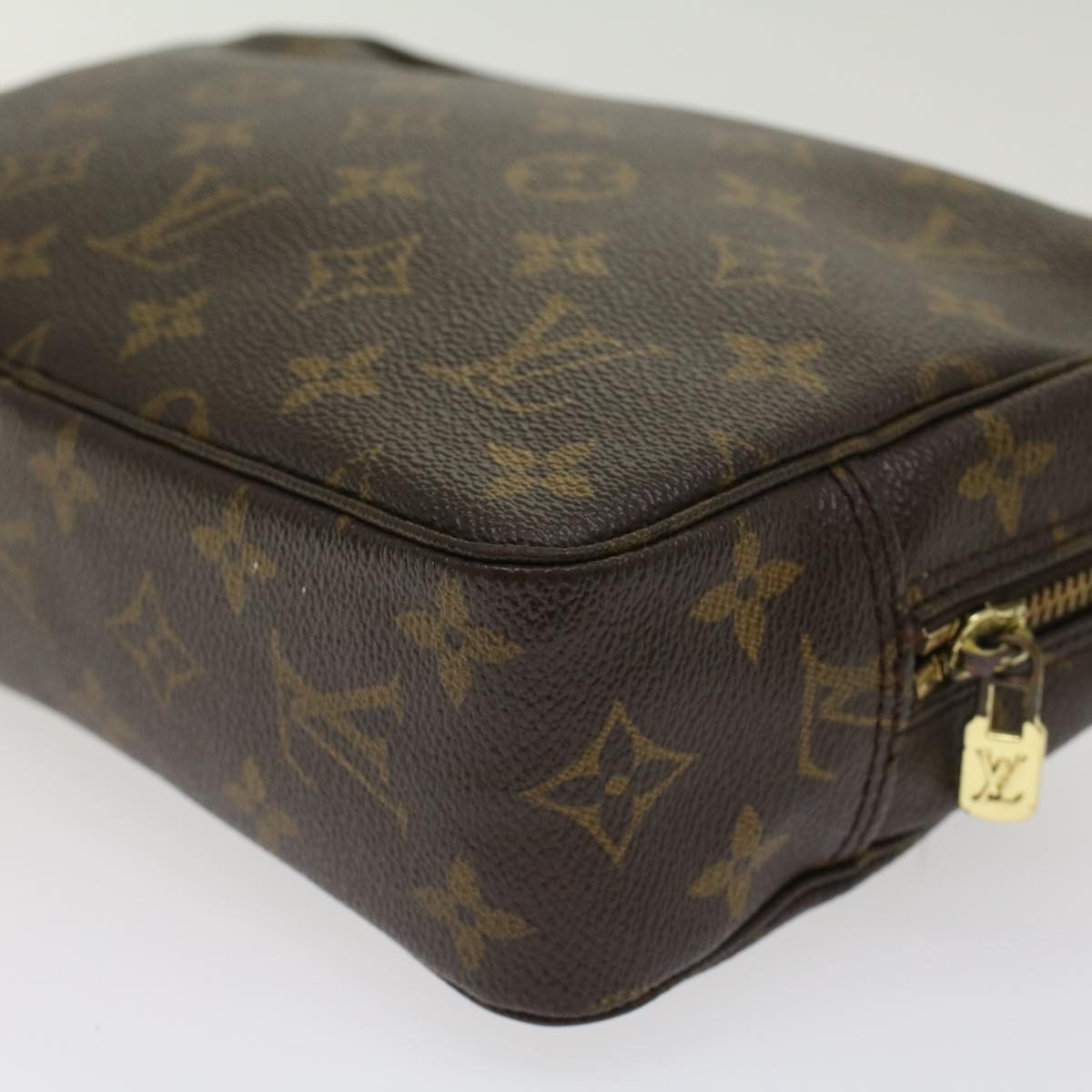 LOUIS VUITTON Monogram Trousse Toilette 23 Clutch Bag M47524 LV Auth 45314