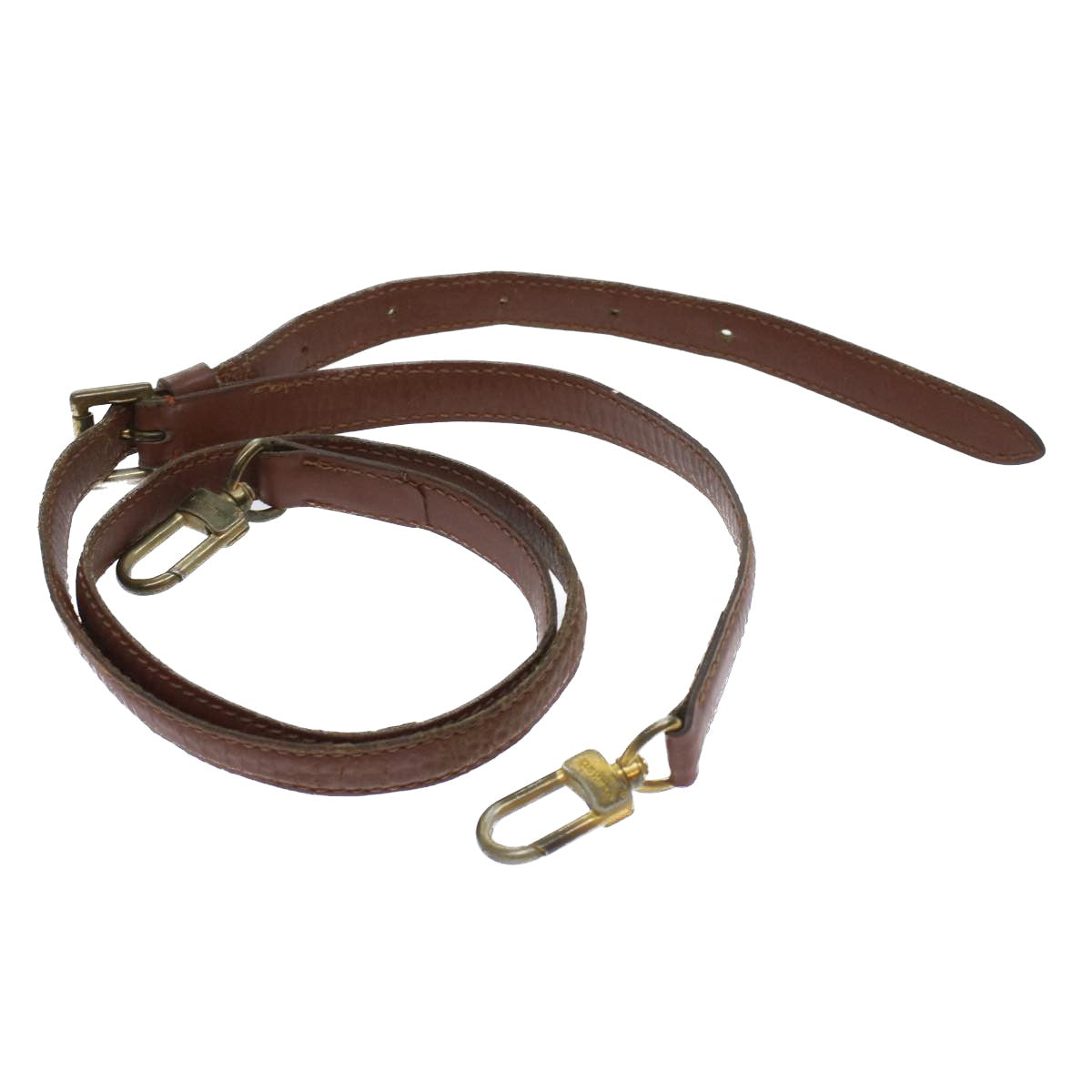 LOUIS VUITTON Epi Shoulder Strap 35.4""-42.5"" Brown LV Auth 45324